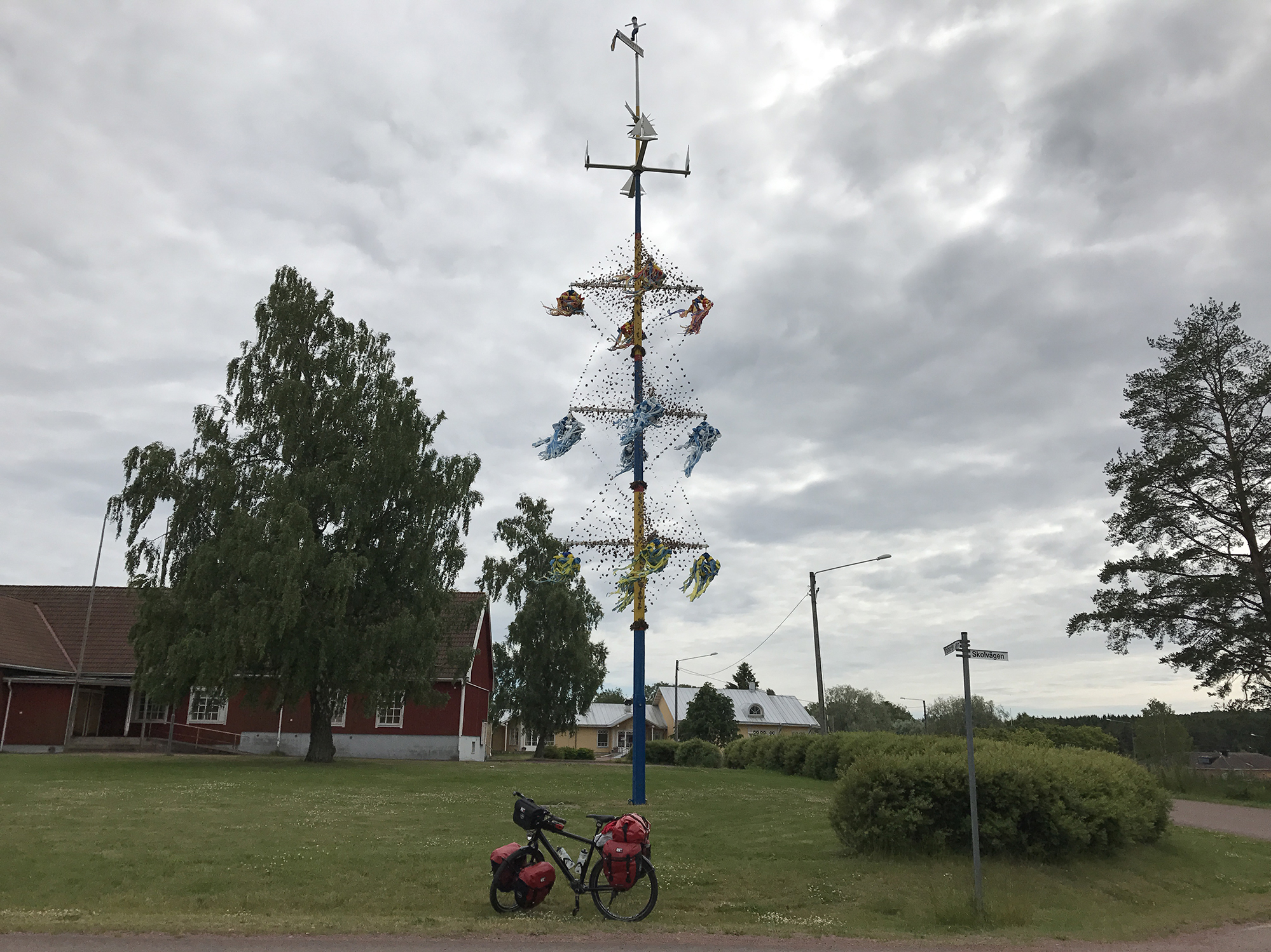 Midsommarstång on Lemland, Åland